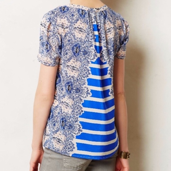 Anthropologie Maeve silk top - Picture 2 of 7